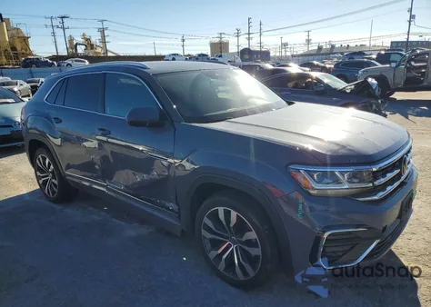 2023 Volkswagen Atlas Cross Sport Sel Premium R-Line из США, поврежденный, VIN 1V2FE2CA7PC212154